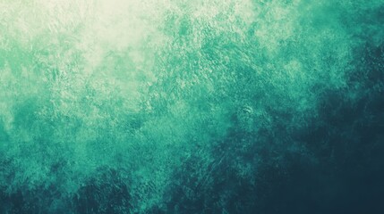 Obraz premium Abstract Teal Green Background with Grunge Texture.