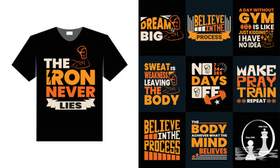 Best T shirt design for Gym and Fitness inspirational motivation