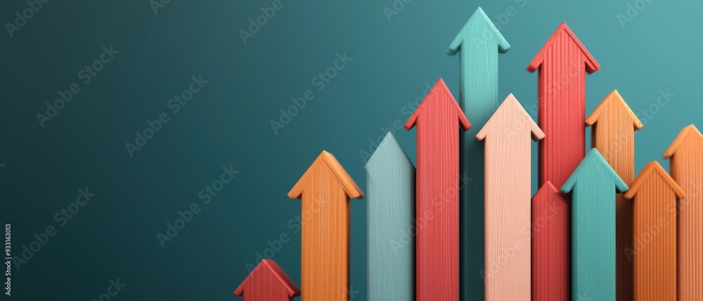 Poster vibrant guide to market indicators and signals with copy space for text | grunge splash dust
