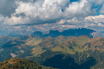 September is the best month for trekking in the beautiful Carnic Alps, Friuli-Venezia Giulia, Italy
