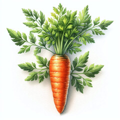 carrots with leaves