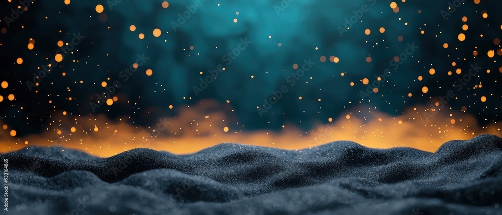 Poster futuristic ai-driven marketplaces: visualization and impact | selective focus with copy space