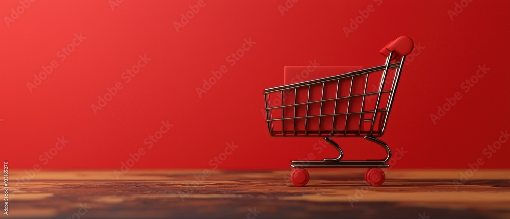 Poster global ecommerce platforms connecting consumers - with copy space