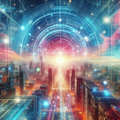 Obraz premium energy of fractal realms
