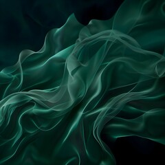 Obraz premium green and white brush abstract background 
