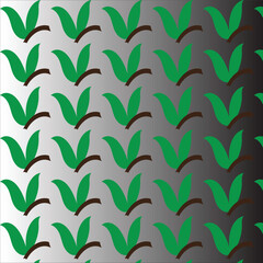seamless background with leaves