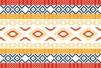abstract Traditional geometric ethnic fabric pattern ornate elements with ethnic patterns design for textiles, rugs, clothing, sarong, scarf, batik, wrap, embroidery, print, curtain, carpe