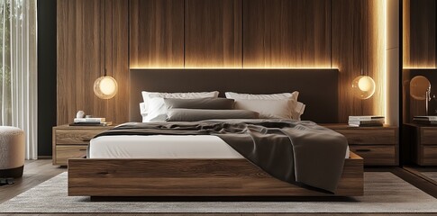 Modern Bedroom Interior Design.