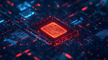 Fingerprint Security on Circuit Board - Digital ID & Biometrics