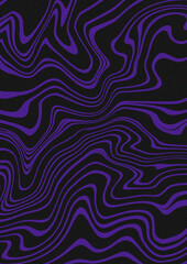 Liquid dynamic grainy texture, Blue poster design with liquid and curve lines, Futuristic cover set. A4 size. Ideal for banner, flyer, invitation, business card.