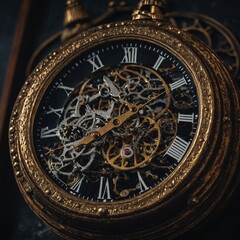 Fototapeta premium Classic elegance combined with contemporary design in stylish watches