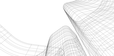 Architecture building. Design background