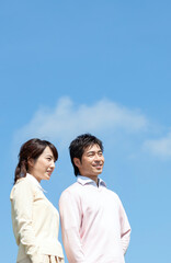 Fototapeta premium 笑顔の夫婦