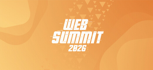logo graphic design of annual event summit and title made for Technology and Web - annual convention for web