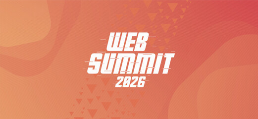 logo graphic design of annual event summit and title made for Technology and Web - annual convention for web