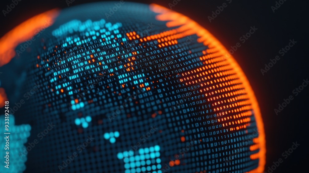 Poster future insights in environmental economic modeling - high detail digital platform with copy space fo