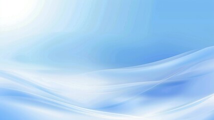 Naklejka premium Elegant Blue Gradient Background: Abstract Lines, Curves, and Minimalistic Design for a Calm, Tranquil Atmosphere