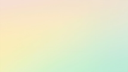 Obraz premium soft pastel gradient background blending light yellow and green shades 
