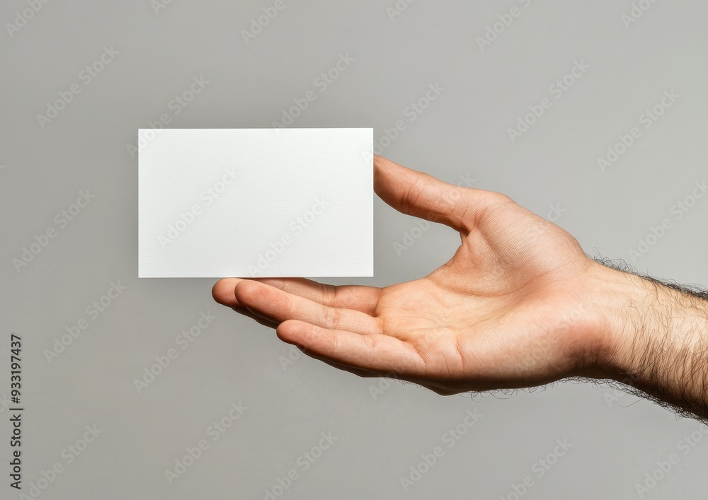 Aufkleber white blank flyer brochure booklet in hand. man shows how to fold offset paper. sheet template. book