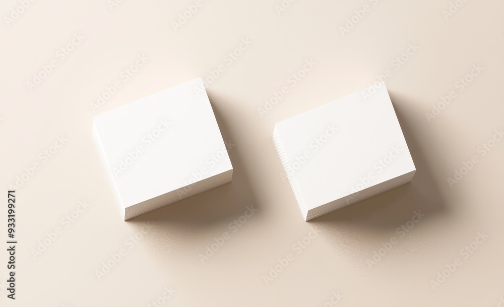 Poster mockup set of plain trifold brochures. square book cover template with copy space for white z-folded