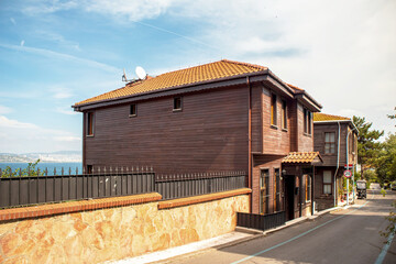 old house in the island town istanbul