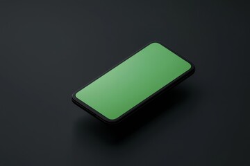 Displayed mockup in dark background when flexible book phone was turned on