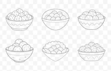 Print Falafel Art Vector Set with Detailed Illustrations of Traditional Middle Eastern Cuisine and Ingredients