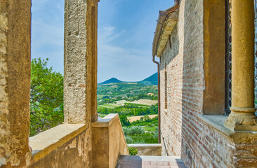 Arquà Petrarca, birthplace of the poet Petrarch