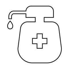 Obraz premium Sanitizer icon 