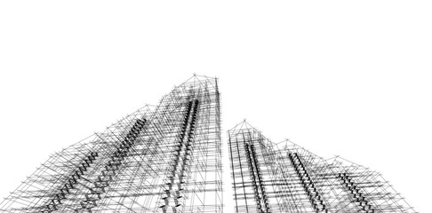 Architecture building. Design background