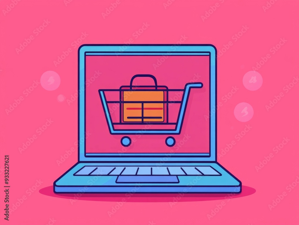 Poster flat design showcasing various online payment options and methods for e commerce and digital financi