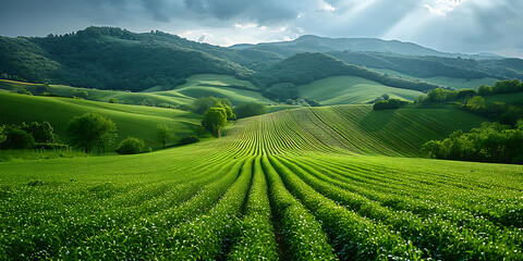 Fototapeta premium field nature