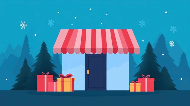 Vibrant flat design depicting various elements of seasonal e commerce sale promotions including discount tags limited time offers clearance sales and digital marketing campaigns