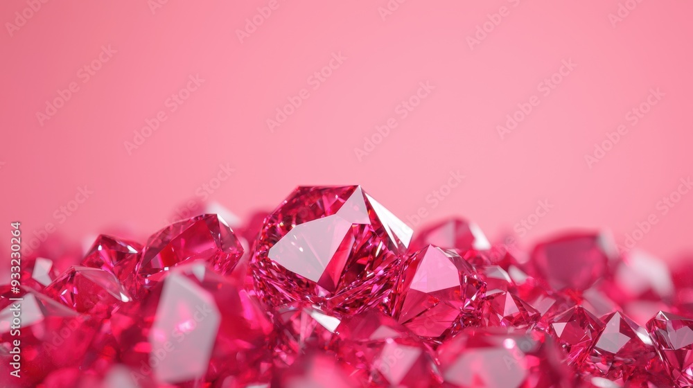 Aufkleber futuristic digital gemstone synthesis in high-tech lab with sparkling brilliance and copy space for 
