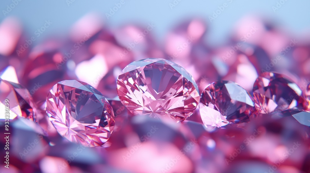 Aufkleber digital gemstone synthesis in high-tech lab: sparkling brilliance with copy space for text, 8k resol