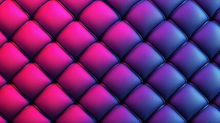 Illuminated Diamond Pattern Smart Fabric - High Detail Futuristic Elegance with Copy Space for Text in 8K Resolution