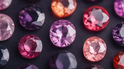 Futuristic Virtual Gemstone Market Trading Floor with Interactive Design - Copy Space for Text, 8K High Detail