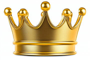 A golden crown with a gold rim