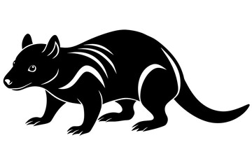 Tasmanian devil vector art and illustration