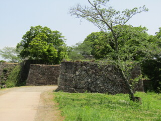 大分県竹田市、難攻不落と呼ばれた国指定史跡 岡城跡の石垣