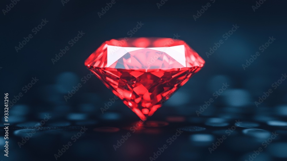Poster glowing diamond-inspired digital illustrations with futuristic art technique and high detail resolut