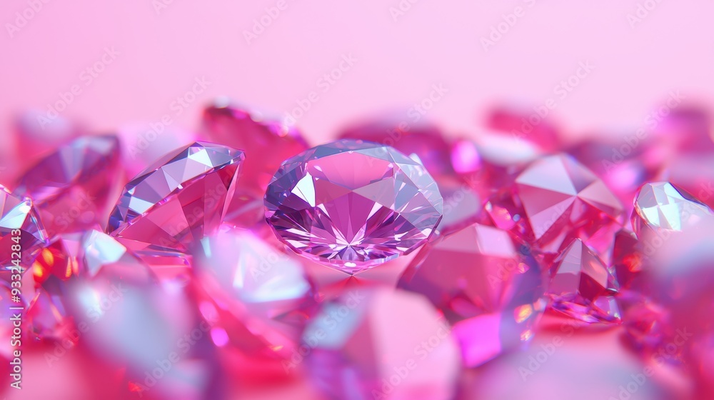 Poster immersive holographic gemstone art creation in virtual reality with copy space for text, 8k resoluti