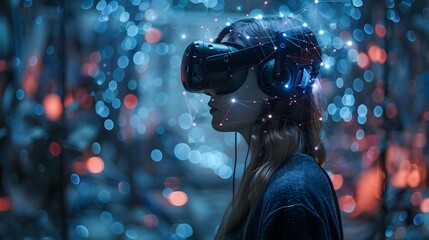 Futuristic Virtual Reality Setup with Neural Implants for Immersive Thought Controlled Experiences