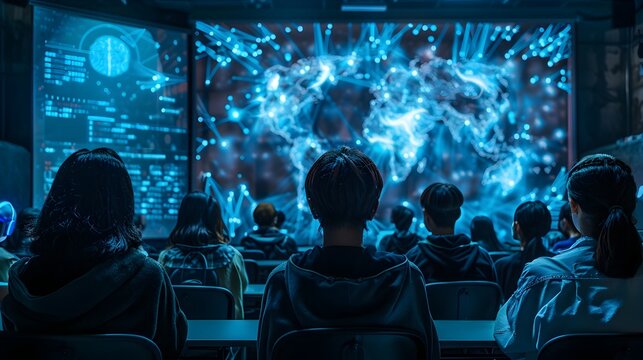 Futuristic Classroom with Neural Implant Enabled Learning and Knowledge Transfer