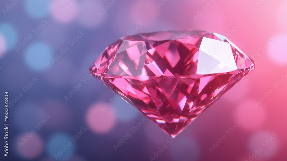 Poster cutting-edge diamond-themed virtual assistant technology with copy space for text in 8k resolution