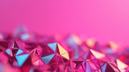 Futuristic Holographic Video Conferencing Gemstone Backgrounds with Copy Space for Text in High Detail 8K Resolution