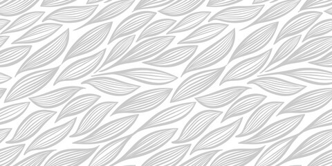 leaves vector pattern background. Green leaf seamless pattern. leaves pattern background. seamless patterns with green leaves.