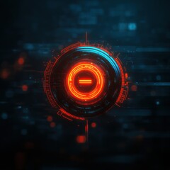 Obraz premium Technological Evolution: Digital Interface Transforming into Futuristic Design