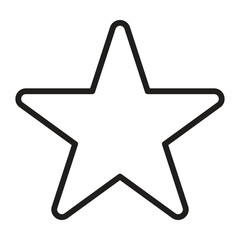 star icon vector on white background