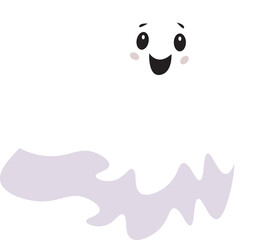 Halloween Cute Ghost Illustration